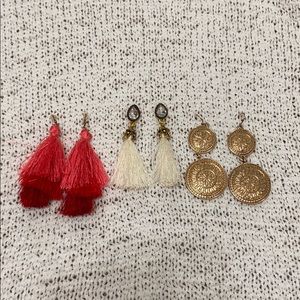 Earring Trio Set